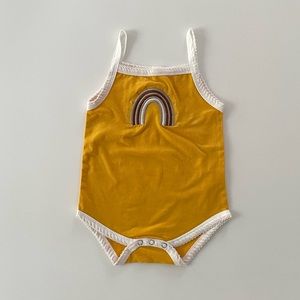 Baby Girl Rainbow Tank Bodysuit